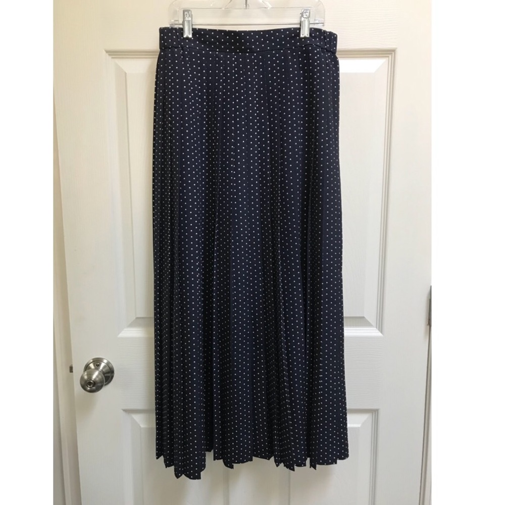 Vintage Doncaster Pleated Midi Skirt